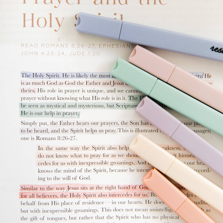 The Daily Grace Co - Muted Pastel Highlighters - Main Street Roasters