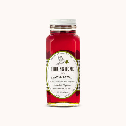 Finding Home Farms - 100% Pure Organic Maple Syrup - 8 oz Farmhouse Bottle - Main Street Roasters®