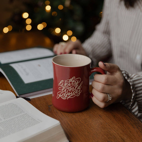 The Daily Grace Co - The Weary World Rejoices Mug