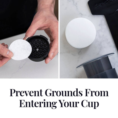 AeroPress Paper Micro-Filters - Prevent Grounds In Cup
