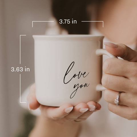 Best Grandma Ever Campfire Mug 11oz - Dimensions