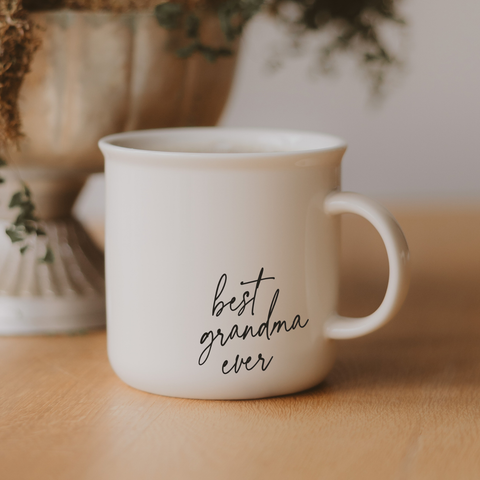 Best Grandma Ever Campfire Mug 11oz - Front Side