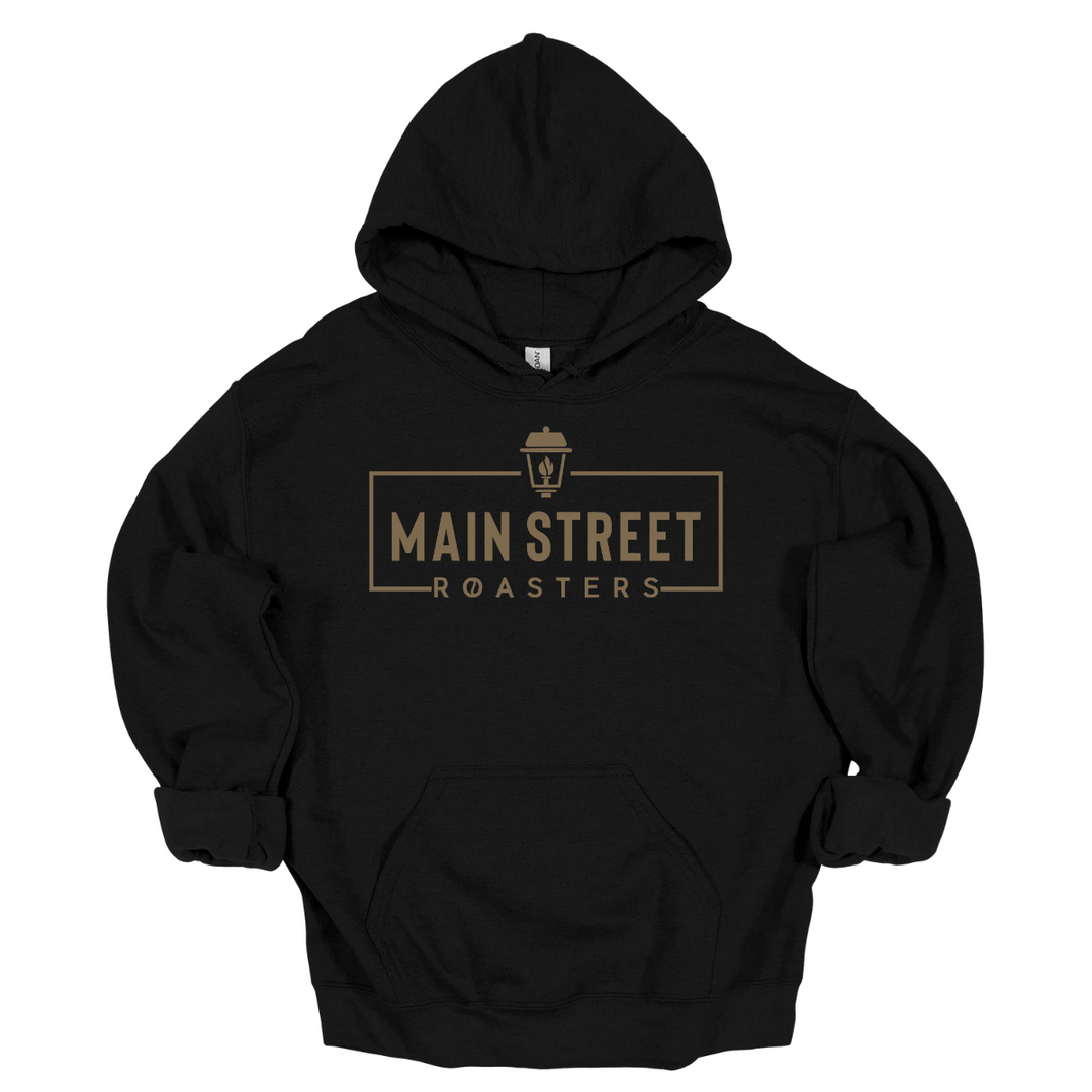 NEW! Black Main Street Roasters Hoodie - Main Street Roasters