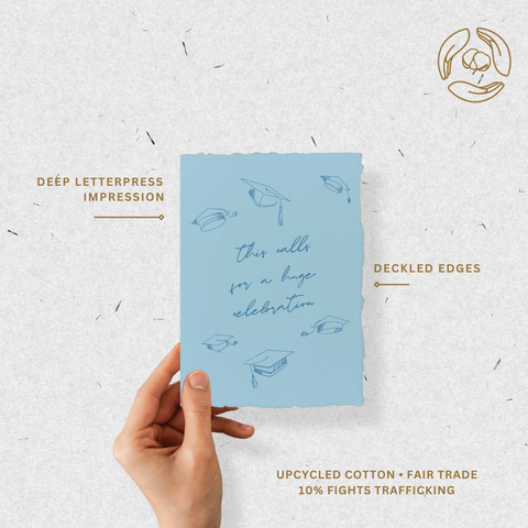 Celebration Caps | Graduation Greeting Card Info - Paper Baristas