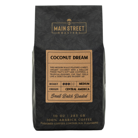 Coconut Dream Flavored Coffee WHS - Main Street Roasters®
