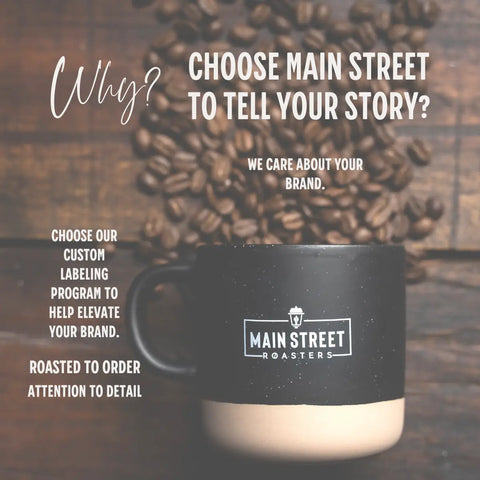 Custom Label Coffee | One Pound Business Gift - Main Street Roasters®