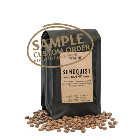 Custom Label Coffee | One Pound Personal Gift - Main Street Roasters®