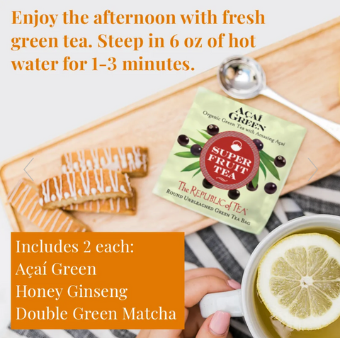Day of Tea Assortment Flavors | Republic of Tea - Main Street Roasters