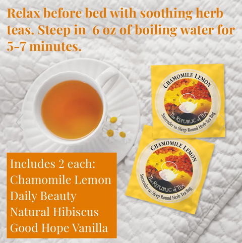 Day of Tea Assortment Flavors 3 | Republic of Tea - Main Street Roasters