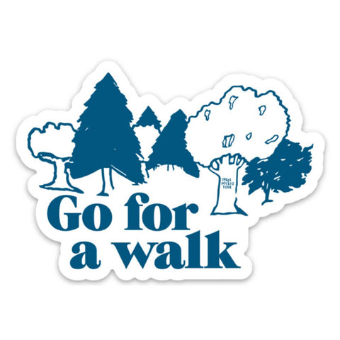 Go for a Walk Sticker Main Street Roasters