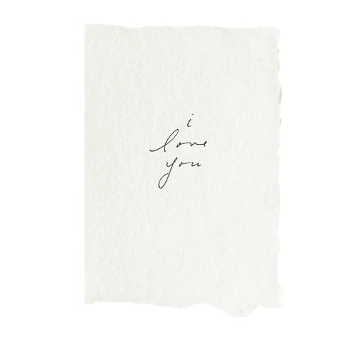 I love you card - Main Street Roasters®
