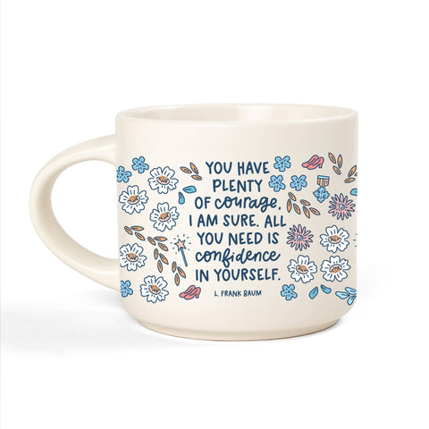 Pippi Post - Plenty of Courage Wizard of Oz Ceramic Mug - Main Street Roasters®