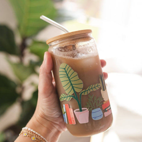 Pippi Post - Potted Plants Glass Can - Main Street Roasters®