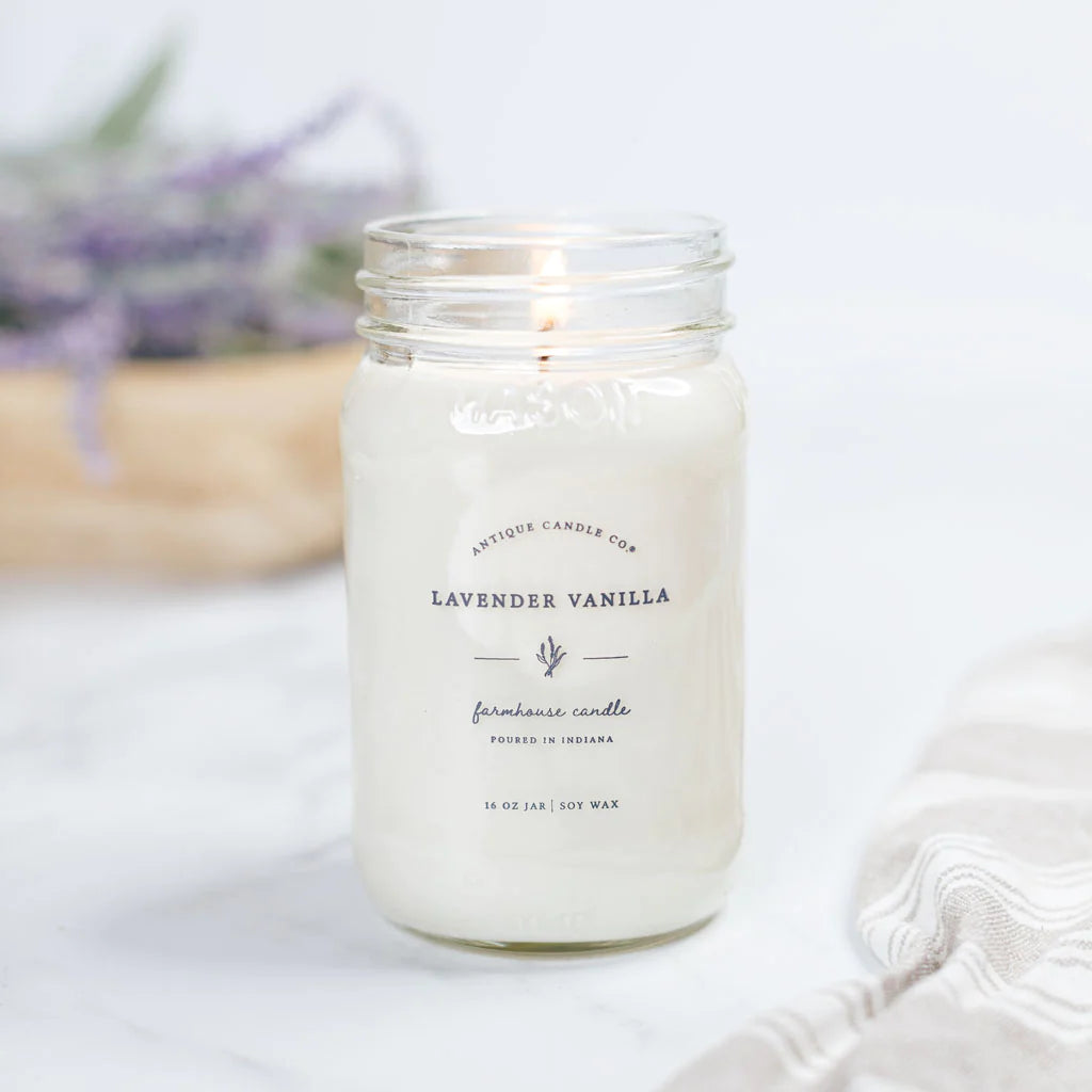 Lavender Vanilla Candle | Antique Candle Co.® - Main Street Roasters