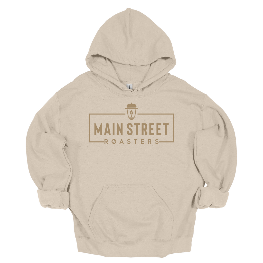 NEW! Beige Main Street Roasters Hoodie