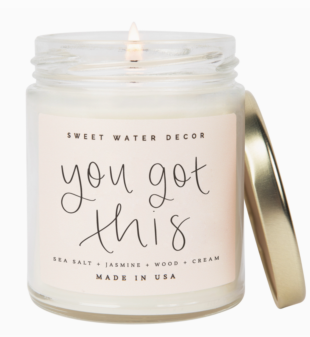 You Got This! 9 oz Soy Candle | Sweet Water Decor - Main Street Roasters