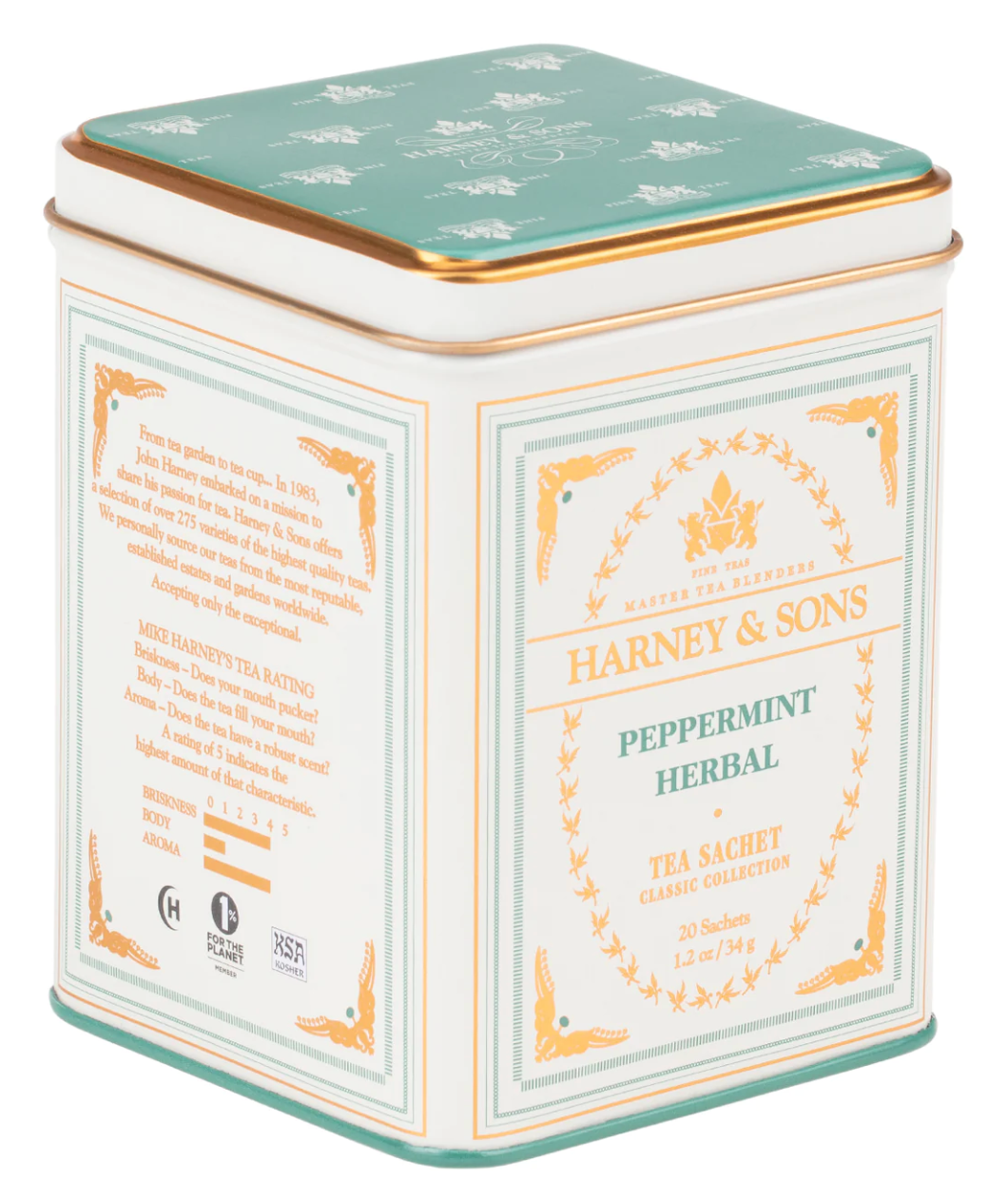 Peppermint Herbal Tea | 20 ct. - Main Street Roasters
