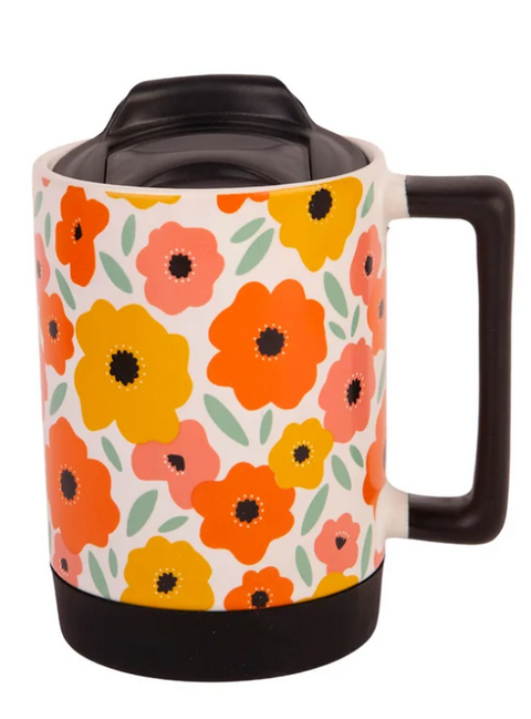 Travel Mugs - Floral Prints - Floral