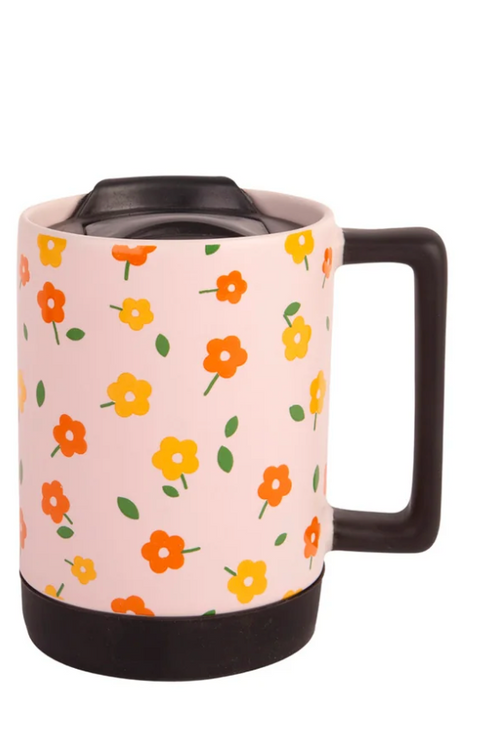 Travel Mugs - Floral Prints - Small_Flower