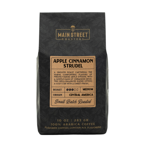 Apple Cinnamon Strudel Flavored Coffee WHS - Main Street Roasters®