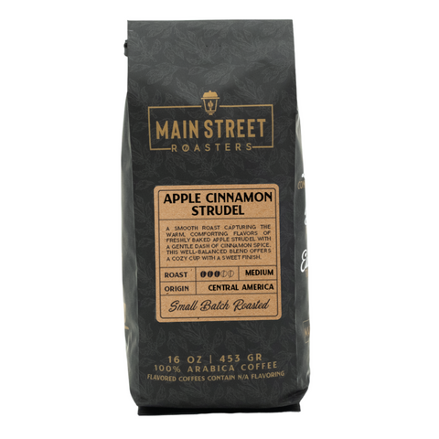 Apple Cinnamon Strudel Flavored Coffee WHS - Main Street Roasters®