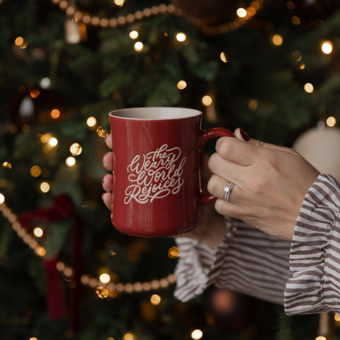 The Daily Grace Co - The Weary World Rejoices Mug