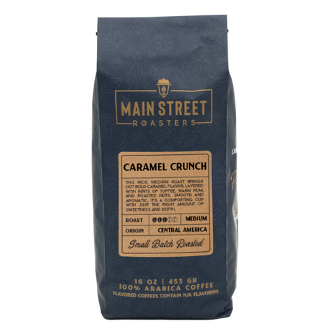 Caramel Crunch Flavored Coffee WHS - Main Street Roasters®