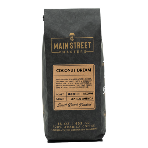 Coconut Dream Flavored Coffee WHS - Main Street Roasters®