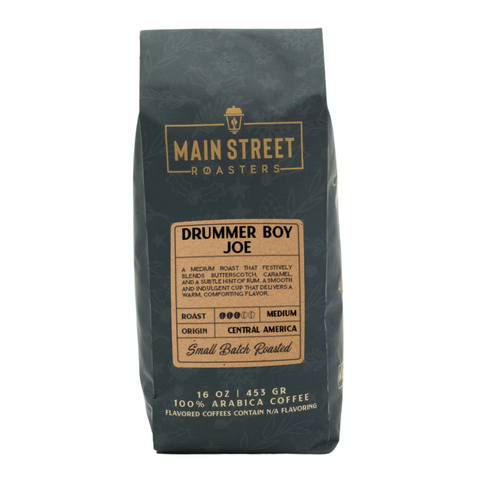 Drummer Boy Joe Flavored Christmas Coffee Decaf holiday coffee