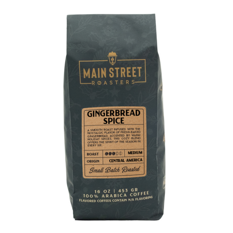 Gingerbread Spice Holiday Blend Coffee - Main Street Roasters®