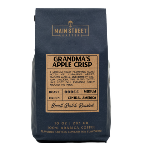 Grandma's Apple Crisp Flavored Coffee WHS - Main Street Roasters®