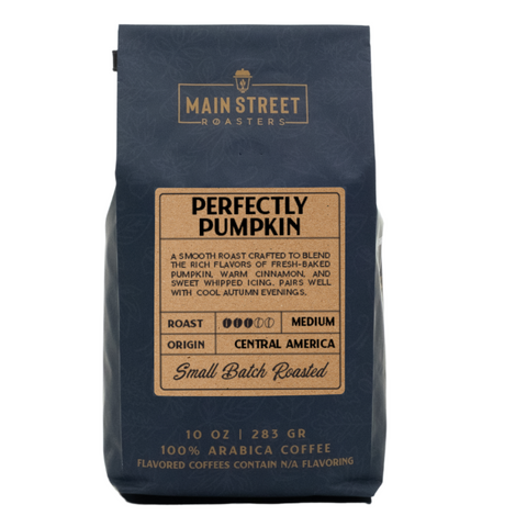 Perfectly Pumpkin Flavored Coffee WHS - Main Street Roasters®