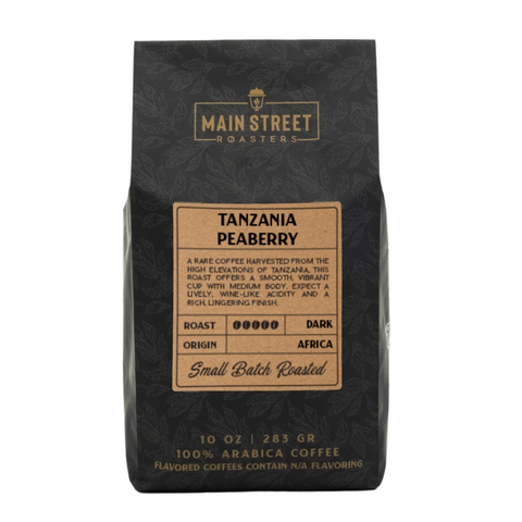 Tanzanian Peaberry Coffee WHS - Main Street Roasters®