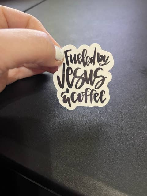 Fueled by Jesus & Coffee Sticker