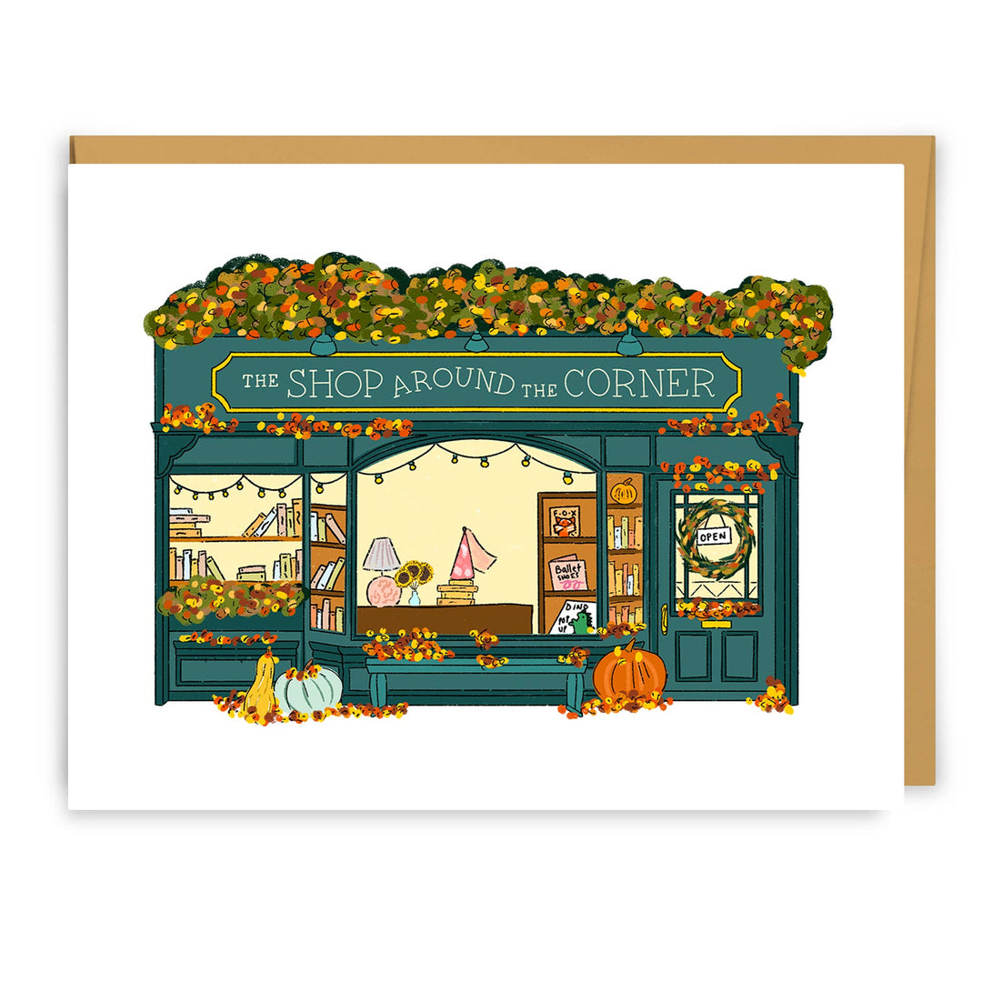 Shop Around The Corner - Fall Season Greeting Card