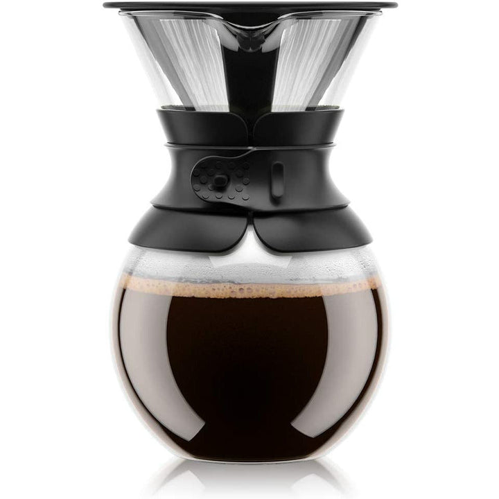 Bodum Pour Over Coffee Maker | Black 34 Ounce Bodum 