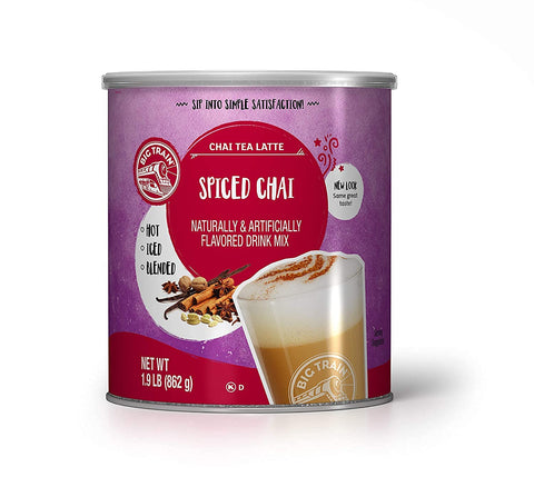 Big Train Spiced Chai Latte Mix- 1.9lb Can - Main Street Roasters