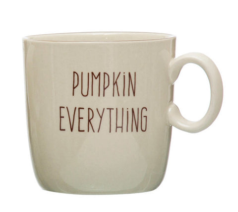 Fall Stoneware Collection Mug - Pumpkin Everything - Main Street Roasters