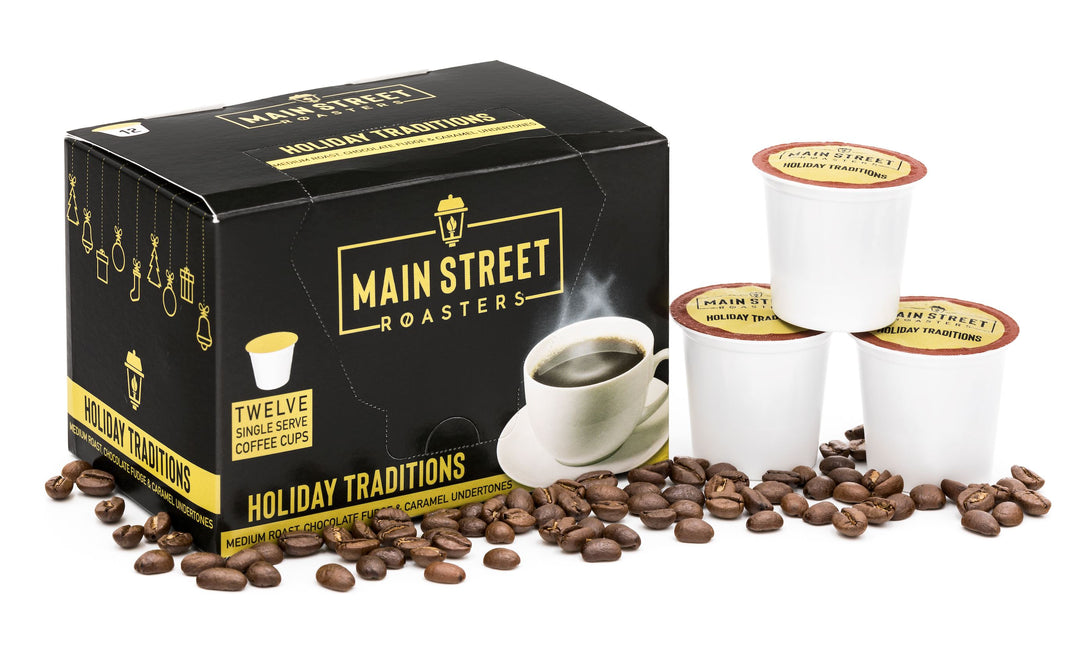 Holiday Traditions K-Cup Compatible Coffee Main Street Roasters 