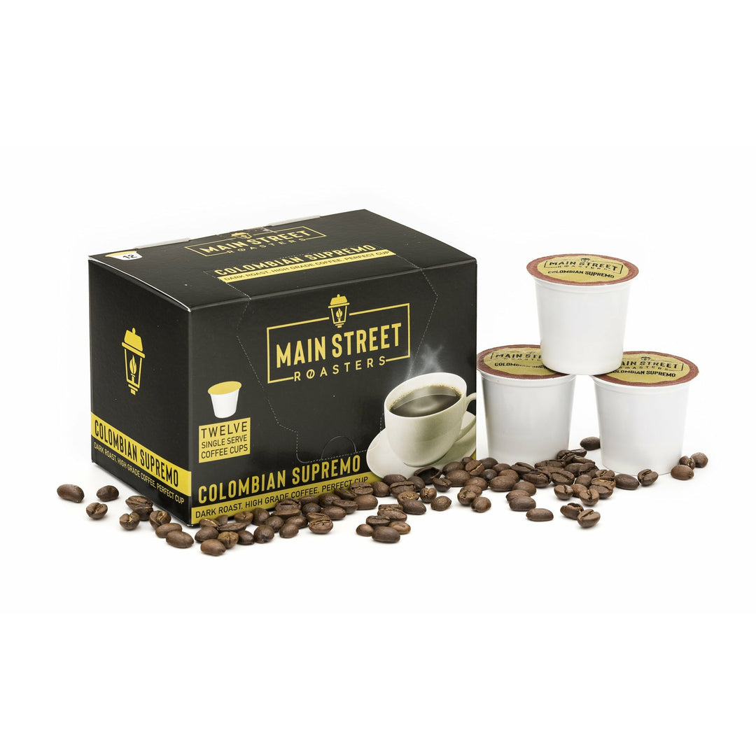 Colombian Supremo K-Cup Compatible Coffee Main Street Roasters
