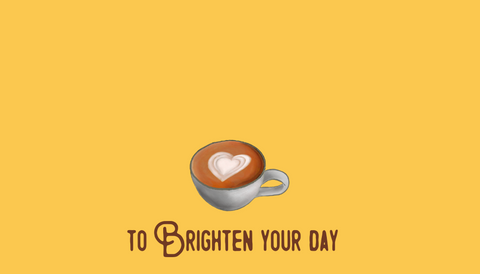 Main Street Roasters Gift Card - Brighten Your Day Yellow - Main Street Roasters