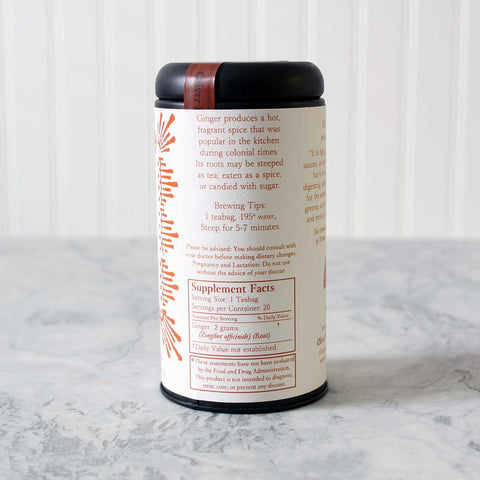 Oliver Pluff & Company - Colonial Remedies No. 5 - Ginger Tea - Back