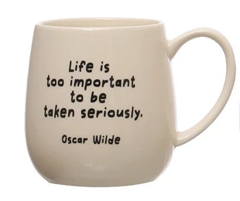 Quoted Stoneware Collection Mug - Oscar Wilde - Main Street Roasters