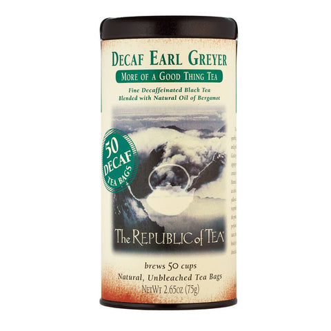 Decaf Earl Greyer Black Tea - Republic of Tea - Main Street Roasters