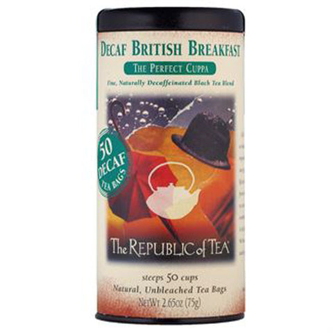 Decaf British Breakfast Tea | Republic of Tea - Main Street Roasters