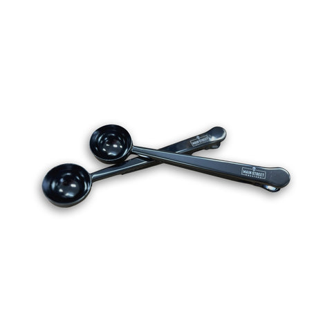 Stainless Steel Coffee Tea Measuring Scoop With Bag Clip - Main Street Roasters