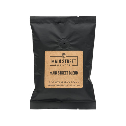 Top Three Coffee Sample Pack - 2oz Sample Packs - Main Street Roasters