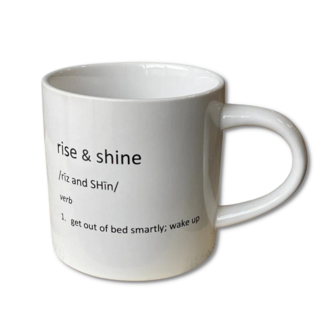 To-Go Coffee Cups  Rise and Shine (gold)