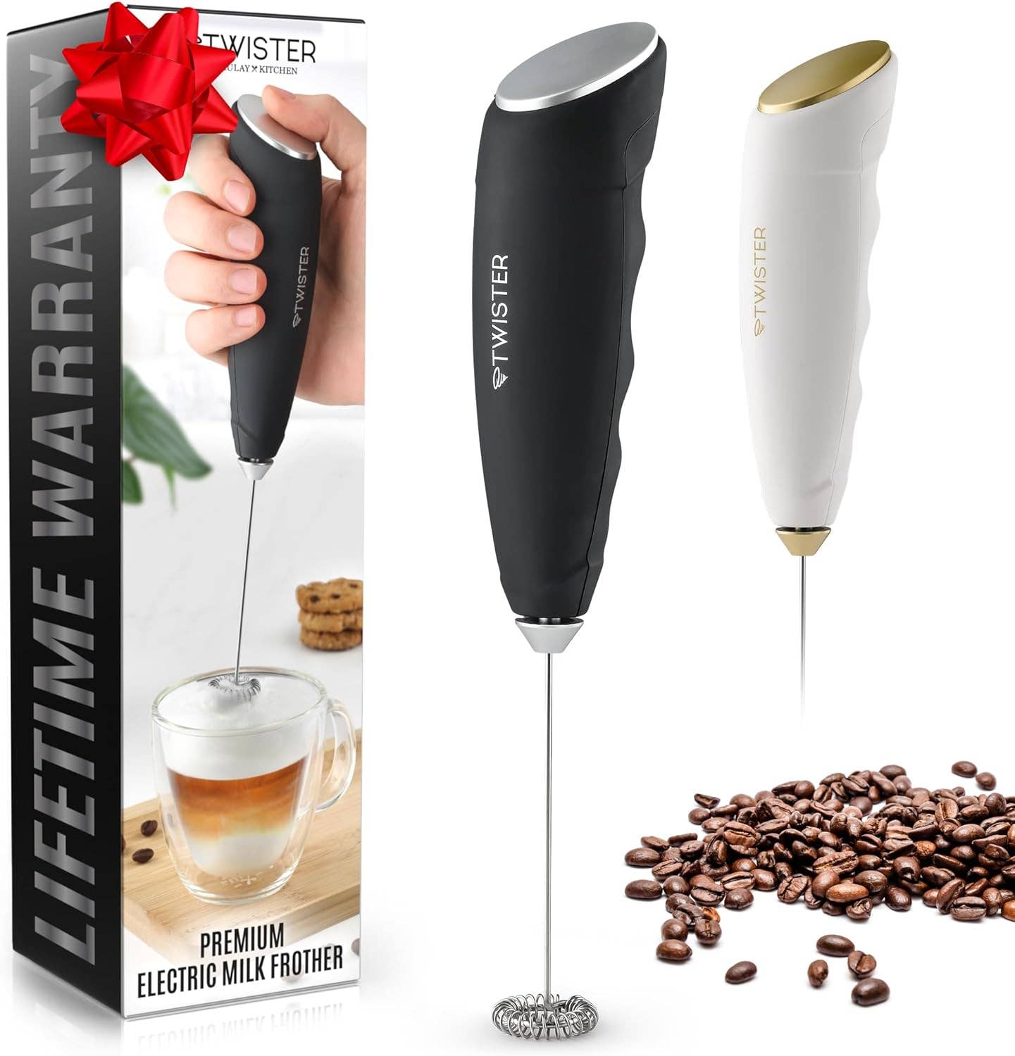 Zulay Kitchen Twister Milk Frother – Main Street Roasters®