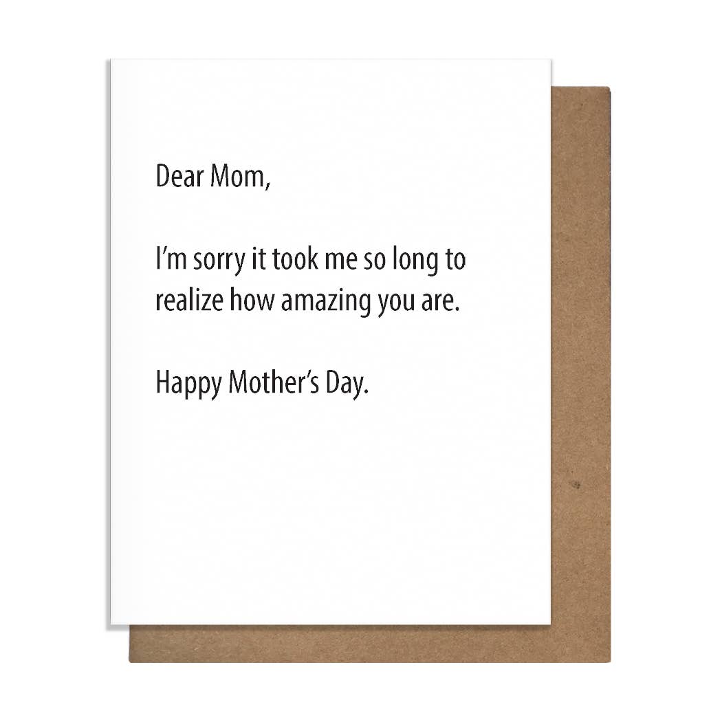 Pretty Alright Goods - Amazing Mom - Mother's Day Card - Main Street Roasters
